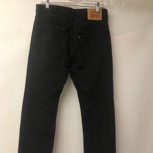 Levi’s 505 Black Denim Jeans, 31x32